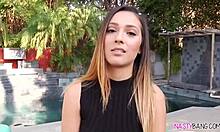 Brunette Teen Jaye Summer Endures Intense Hardcore Anal Pounding At HardX