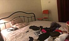 Fucking this sexy milf in her silky red nightie and panties feels incredible! 😘