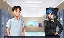 summertime saga 98: college adventures in cartoon style