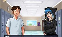 summertime saga 98: college adventures in cartoon style