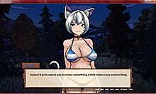 In this hentai breeding farm, a teen slut gets massaged and fucked missionary by a monster cock.