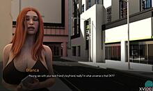 college bound redhead almost got caught with big tits 😏