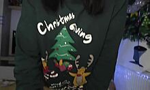 Christmas Gift From Stepsister Anna Is Steamy Sex and Oral Finish