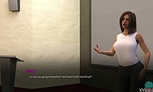 college bound redhead almost got caught with big tits 😏