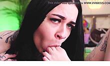 petite 18+ brunette slave gets her TOES and PUSSY WORSHIPED