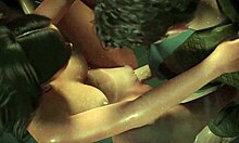 yo, check this wild threesome in the bathroom with big tits bouncing! 🛁