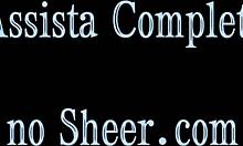 big tits preta cums in my mouth during blowbang!