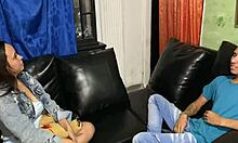 Stepbrother Gives Anal Sex And Cums In Mouth While Resting