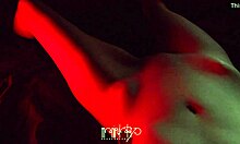 My first orgasm attempt solo with cute european pussy