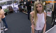Hey, Watch This Skinny Blonde Get Nailed by Pawn Man