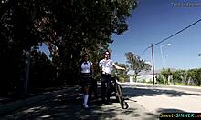 Naughty blonde teen asks, 'Teacher, will you fuck me in this taboo fantasy?'