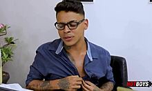 young guy fucks boss