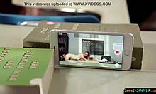 Naughty blonde teen asks, 'Teacher, will you fuck me in this taboo fantasy?'