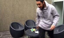 Redhead couple assfucking blonde in gay video