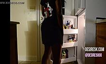 Damn! Fucked Doggystyle in a Fridge First Time!