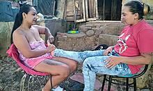 Consenting Partner Gets Foot Massage And Body Exploration With Big Tongue