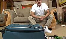 I feel my tight pussy stretched by big cock