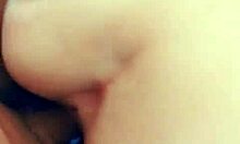 lovely girl deepthroats monster cock and plays with pussy in lingerie pov 😍