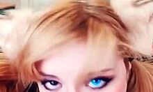 lovely girl deepthroats monster cock and plays with pussy in lingerie pov 😍