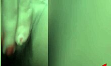 bia, hot european morena, masturbates solo in bus bathroom with lust