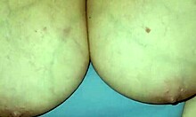 Amateur Slut Milf's Huge Tits Drip While Fucked