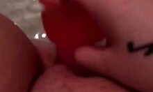 Bbw Amateur Finds Intense Pleasure With Dildo In Bathtub