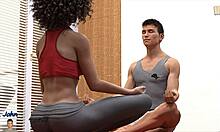 Big City Pleasures 55 has stunning Gina teasing her pussy through yoga pants. Can't believe how hot this 3D porn gets! 🔥