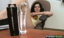 Cute teen babe gets facial from Colby McAdams