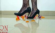 Sweet Jeles Dominates With High Heels On Floor