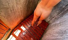 Hot blonde, wanna get fucked after shower in tropical villa?