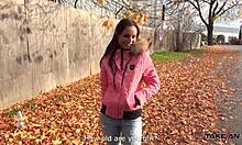 Man, I picked up this hot Czech girl and slammed her tight pussy in my car!