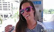 In this story, sexy petite european kelsi monroe gets fucked in pov, sucking cock hard