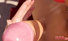 I can't believe my futa babe shoved that huge cock in her girlfriend