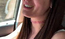 Brunette Babe Abbie Maley Public Sex On Tennis Court