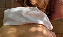 Brunette Babe Abbie Maley Public Sex On Tennis Court