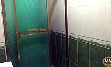 my girlfriend fucks hard in the bathroom.