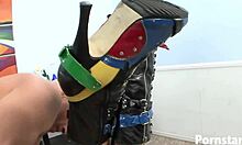 teen girl alicia teases barry scott with blowjob 😈