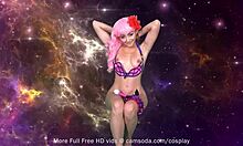 teen amateur cosplays as scathach in intense solo performance