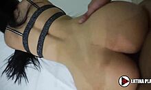 hot teen babe getting fucked in front of the mirror 😍