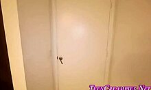 Showering Teen 18+ Creampied Hardcore Big Cock Blowjob