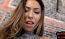 pov pornstar babe sucks and rides cock