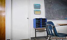 petite teen 18+ lesbians lick and fuck at party after detention