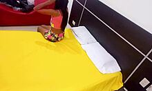 iniciamos en el porno casero hacemos pijamada con mi hermanastra morena y luego me le monto para calentarla la muy zorra me pide sexo porno real casero interracial