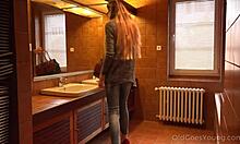 Man, I can’t believe that old guy banged a sexy young babe on my couch!