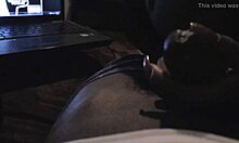 Amateur Gives Extra Sloppy Wet Blowjob And Swallows Cock