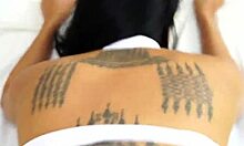 asian girlfriend bent over for hard doggystyle creampie 😈