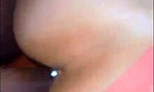 Blonde milf gets anal fucked with plug by husband