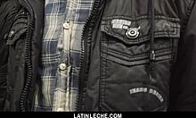 Tricked Latino bottoms servicing uncut stud bareback?