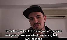 Tricked Latino bottoms servicing uncut stud bareback?