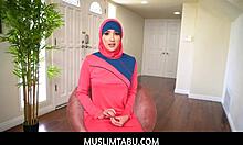 hijab hottie chloe amour desperately fucks landlord to pay rent